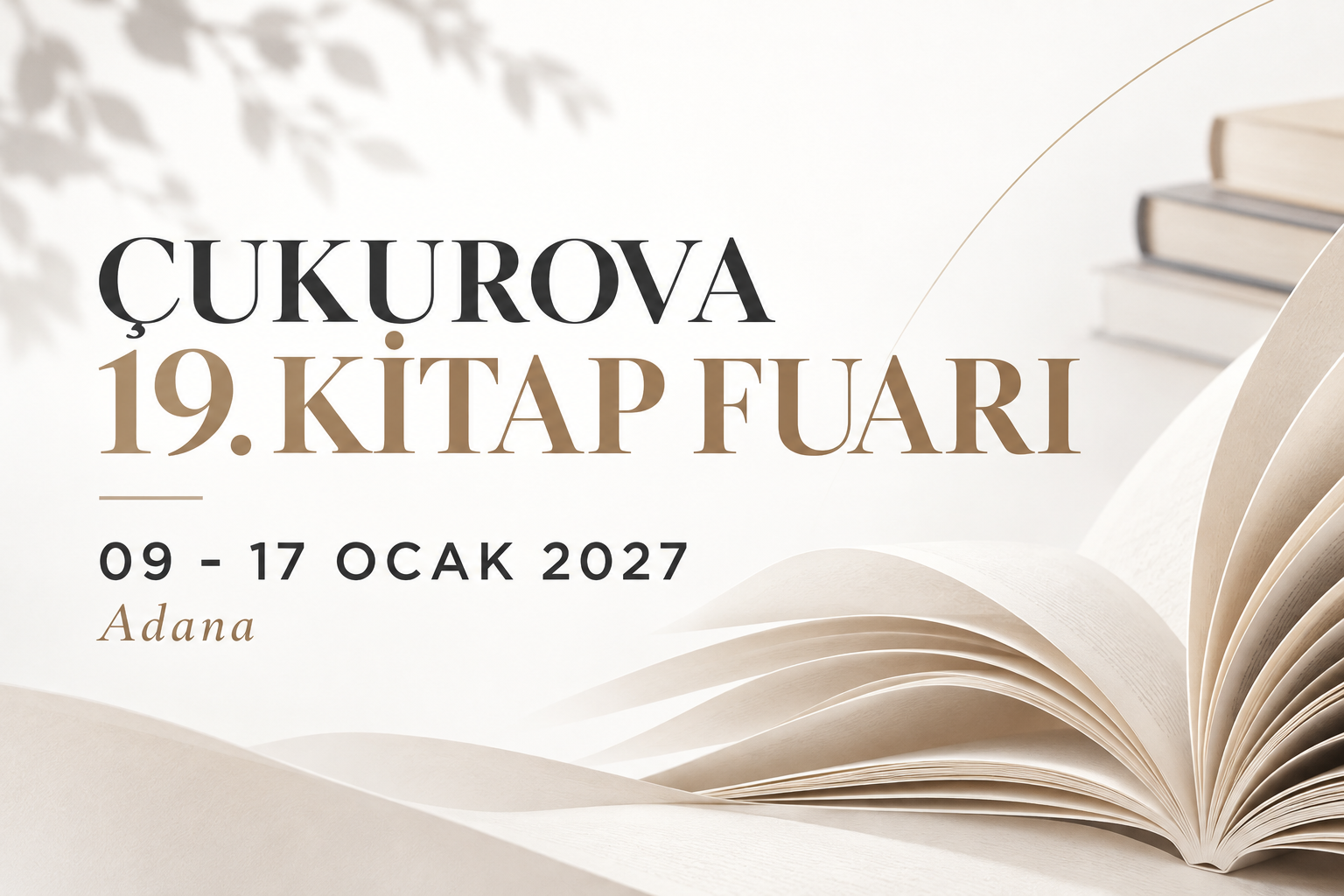 Çukurova 19. Kitap Fuarı 2027