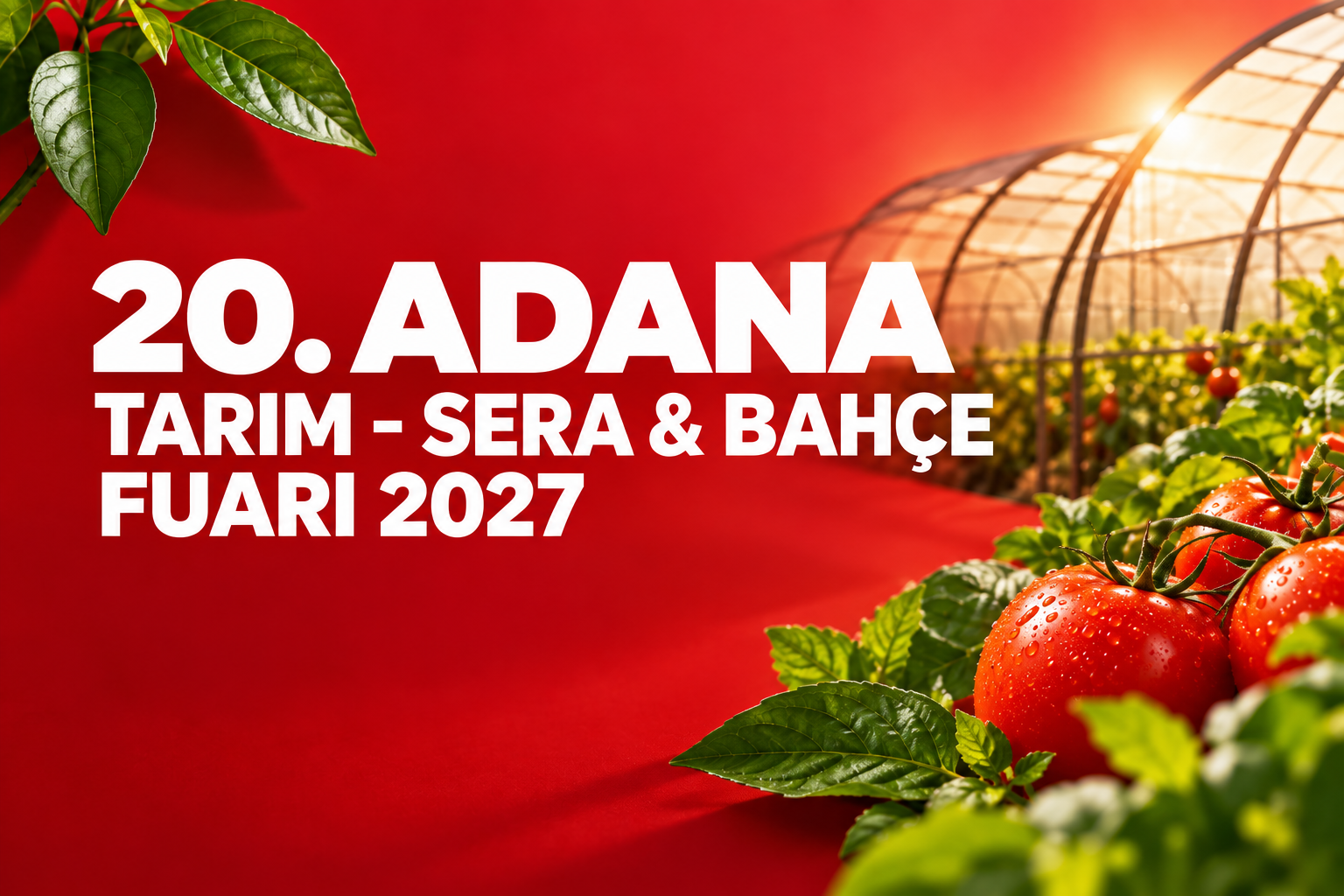 20. Adana Tarım – Sera & Bahçe Fuarı 2027