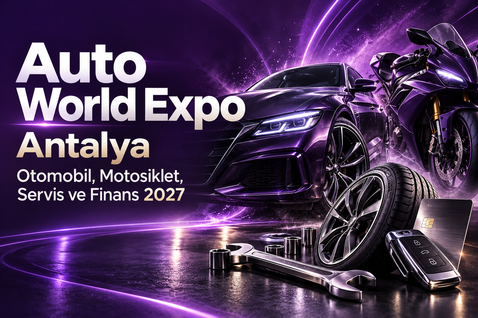 Auto World Expo Antalya – Otomobil, Motosiklet, Servis ve Finans 2027
