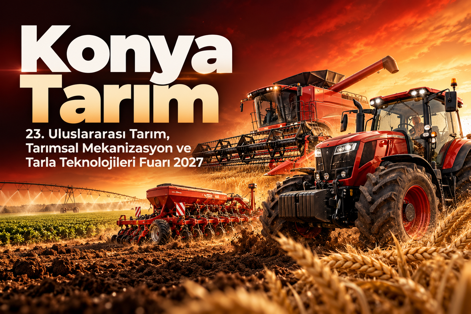 Konya Tarım - 23. Uluslararası Tarım, Tarımsal Mekanizasyon ve Tarla Teknolojileri Fuarı 2027