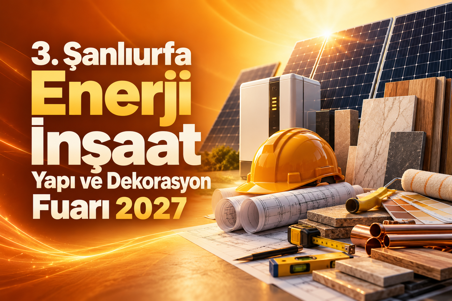 3. Şanlıurfa Enerji İnşaat Yapı ve Dekorasyon Fuarı 2027