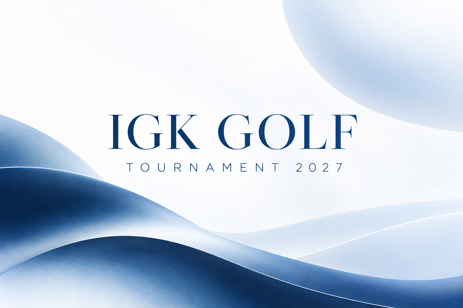 IGK GOLF TOURNAMENT 2027