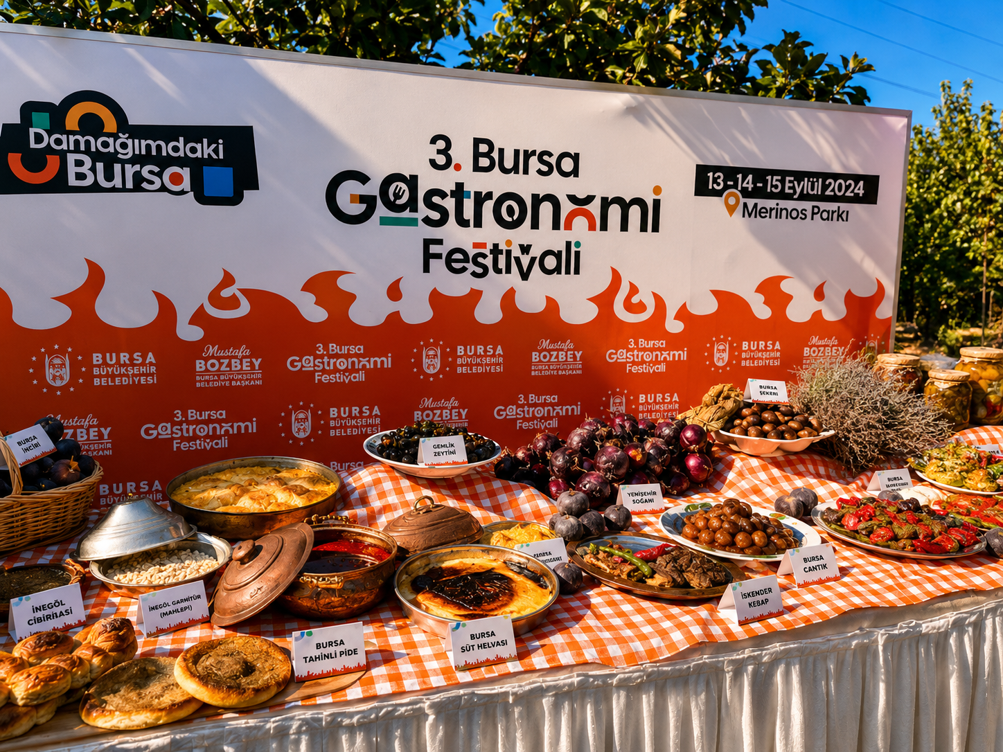 Geçmiş yılların Uluslararası Bursa Gastronomi Festivali görselleri
