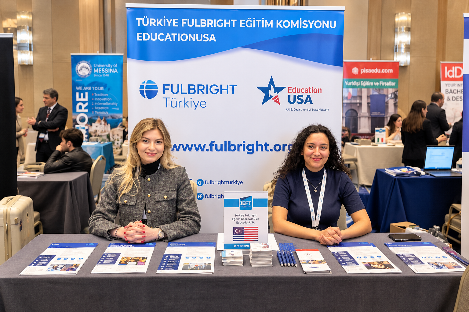 Geçmiş yılların IEFT Yurt Dışı Eğitim Fuarı görselleri
