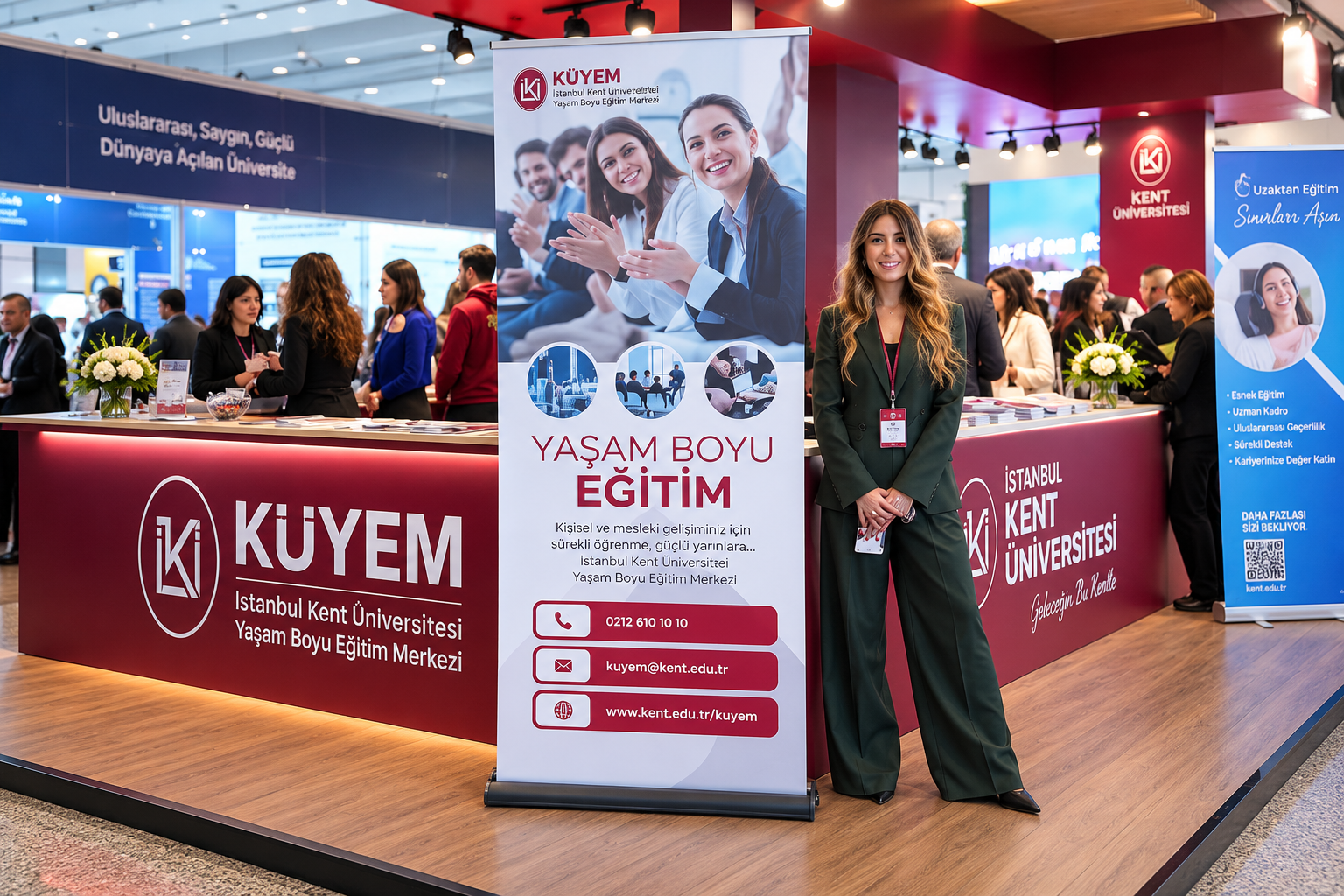 Geçmiş yılların İstanbul Eğitim ve Kariyer Fuarı görselleri