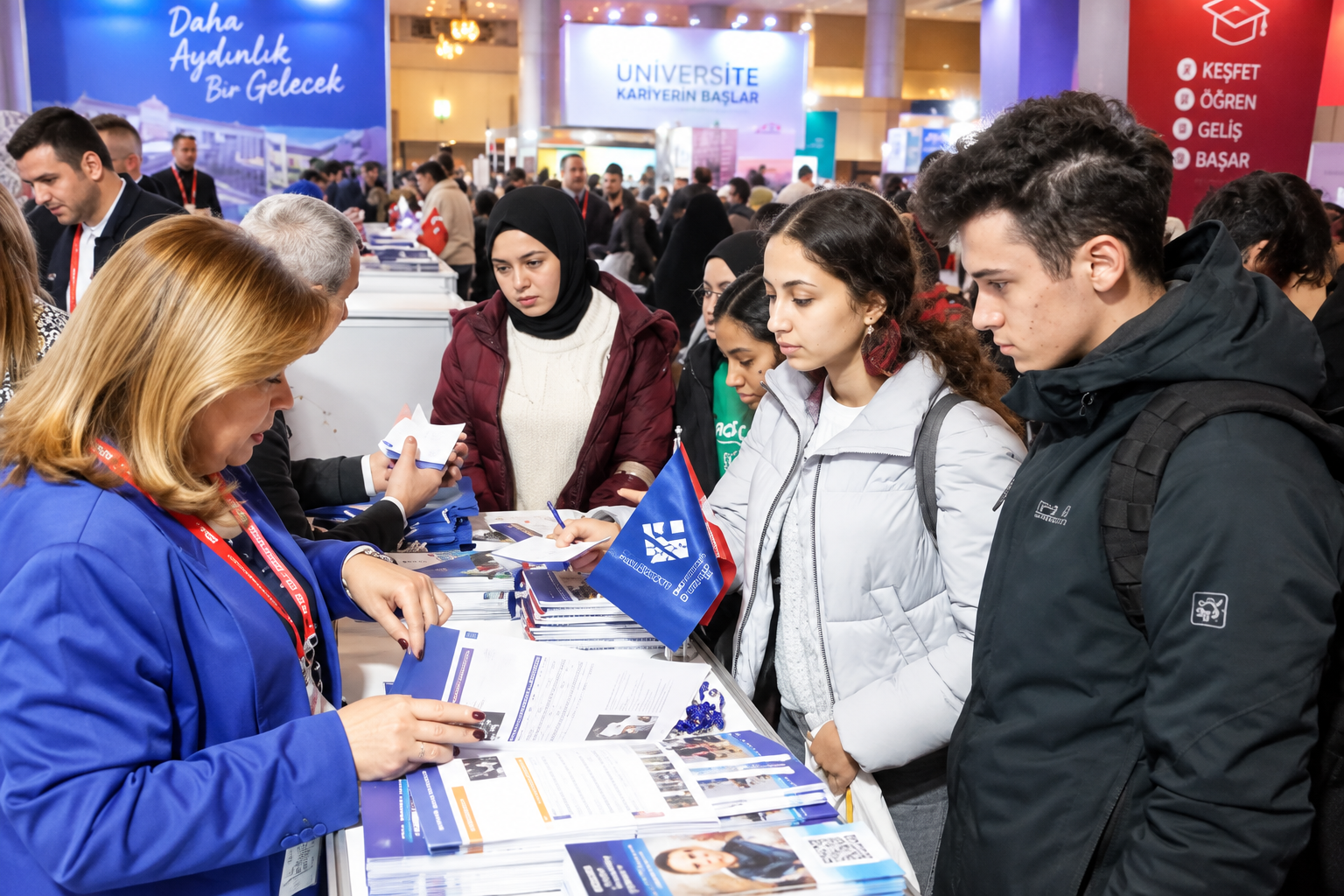 Geçmiş yılların İstanbul Eğitim ve Kariyer Fuarı görselleri