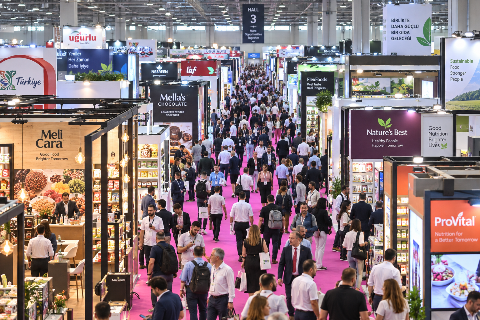 Geçmiş yılların WorldFood İstanbul görselleri