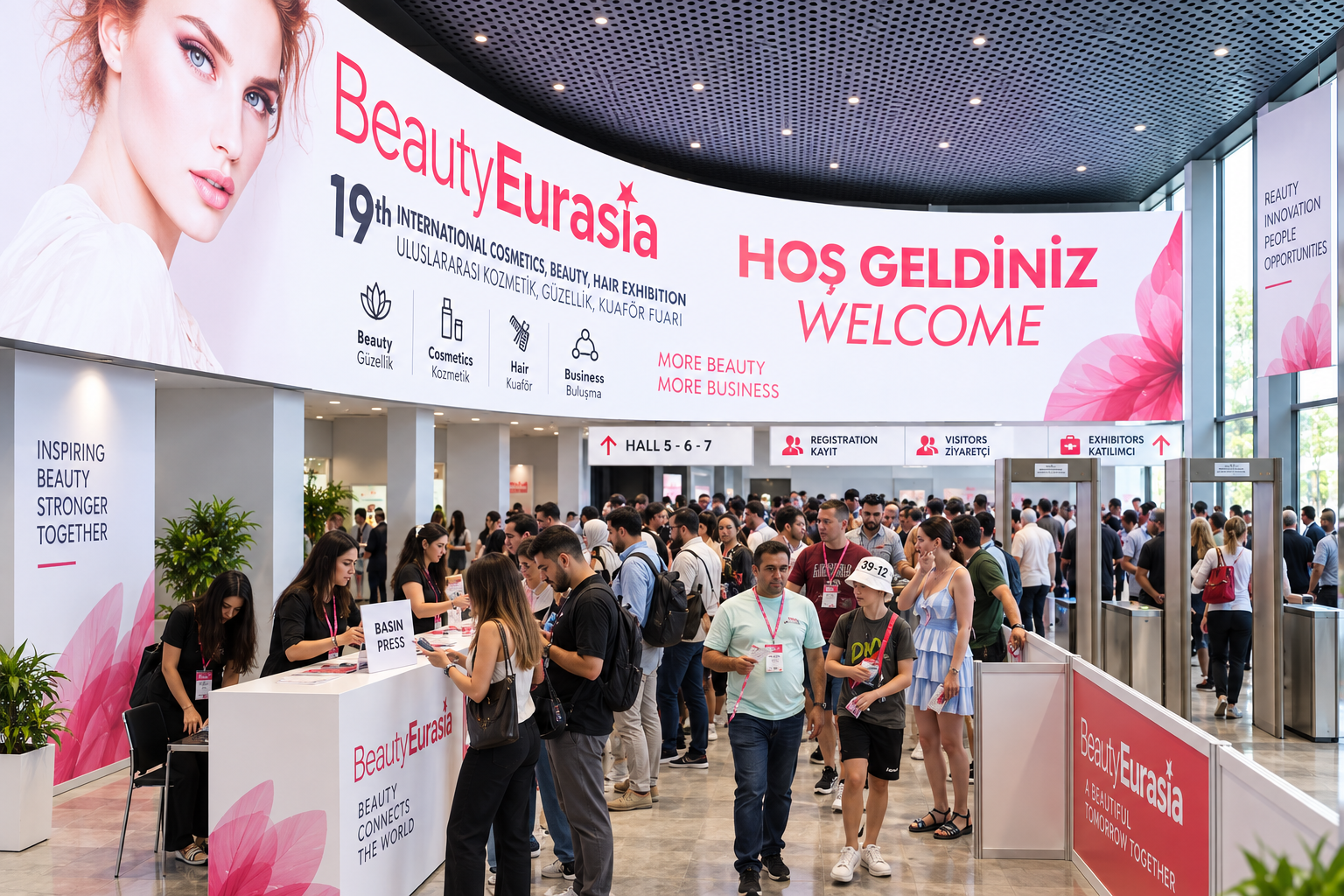 Geçmiş yılların BeautyEurasia görselleri