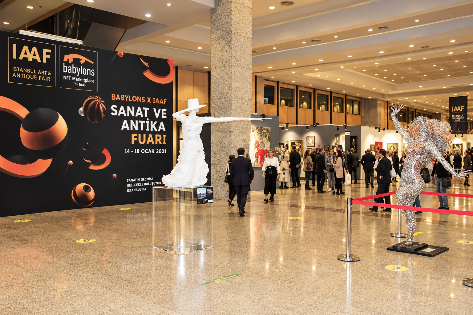Geçmiş yılların IAAF İstanbul Sanat ve Antika Fuarı görselleri