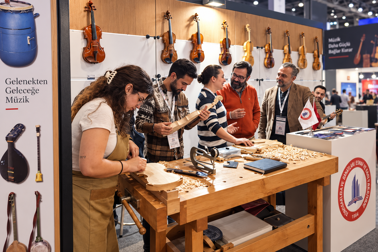 Geçmiş yılların İMEEF Müzik Endüstrileri Fuarı görselleri