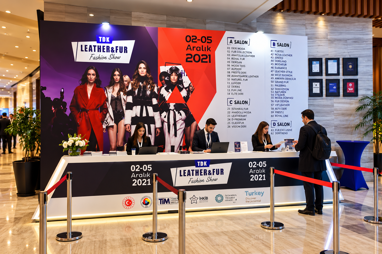 Geçmiş yılların TDK Deri ve Kürk Moda Şov görselleri