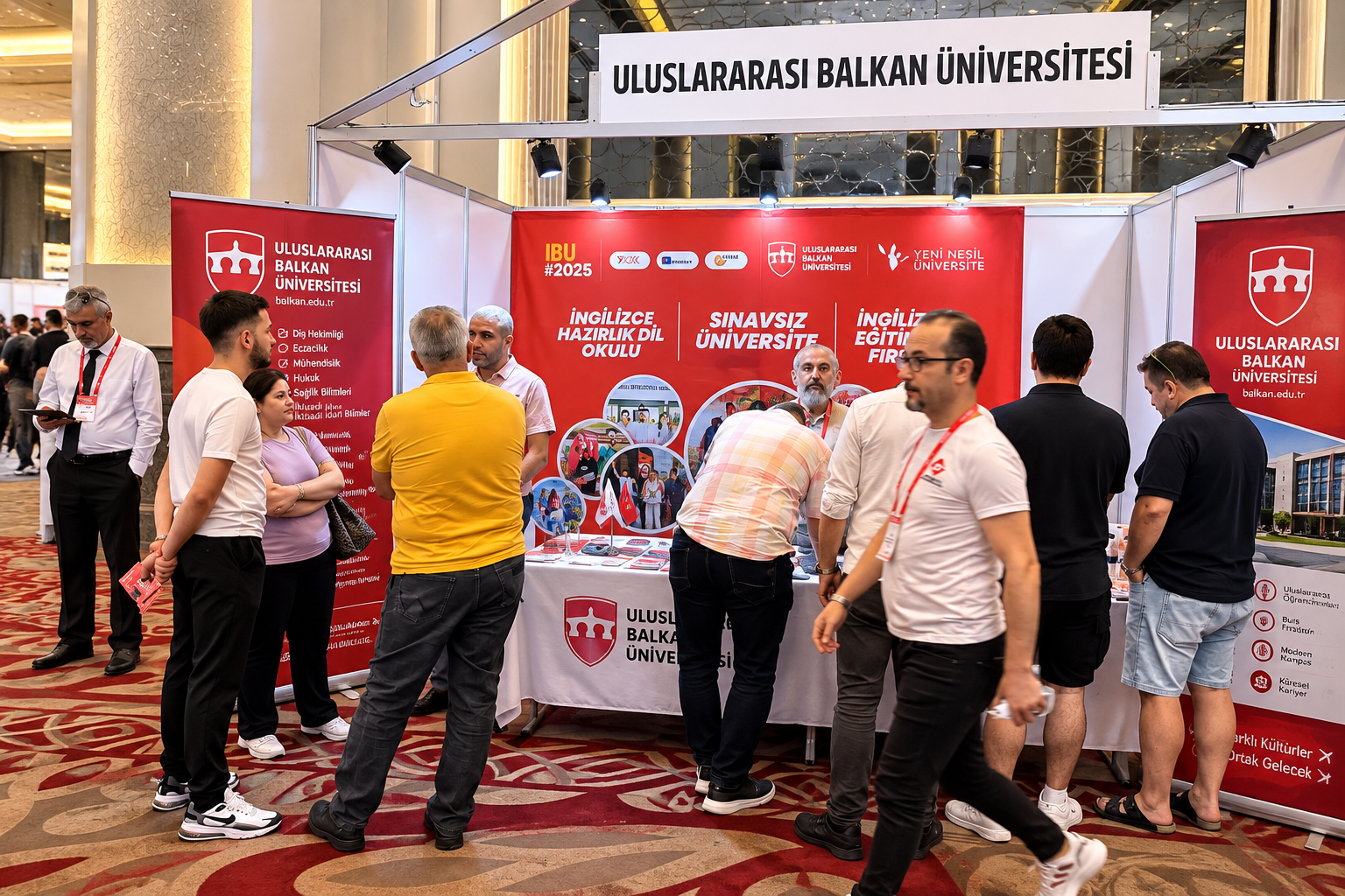 Geçmiş yılların Antalya Üniversite Tercih Fuarı görselleri