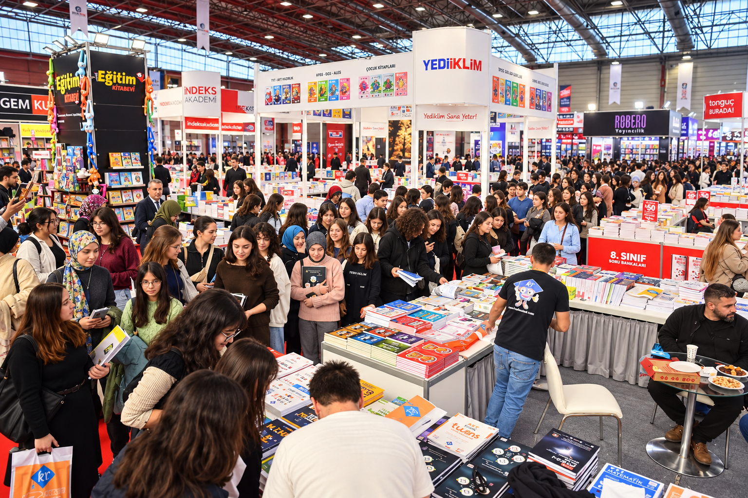 Geçmiş yılların Çukurova Kitap Fuarı görselleri