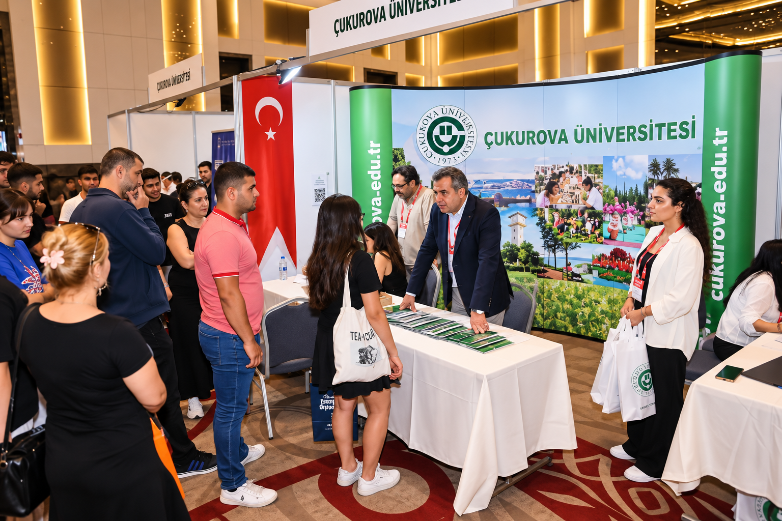 Geçmiş yılların Adana Üniversite Tercih Fuarı görselleri