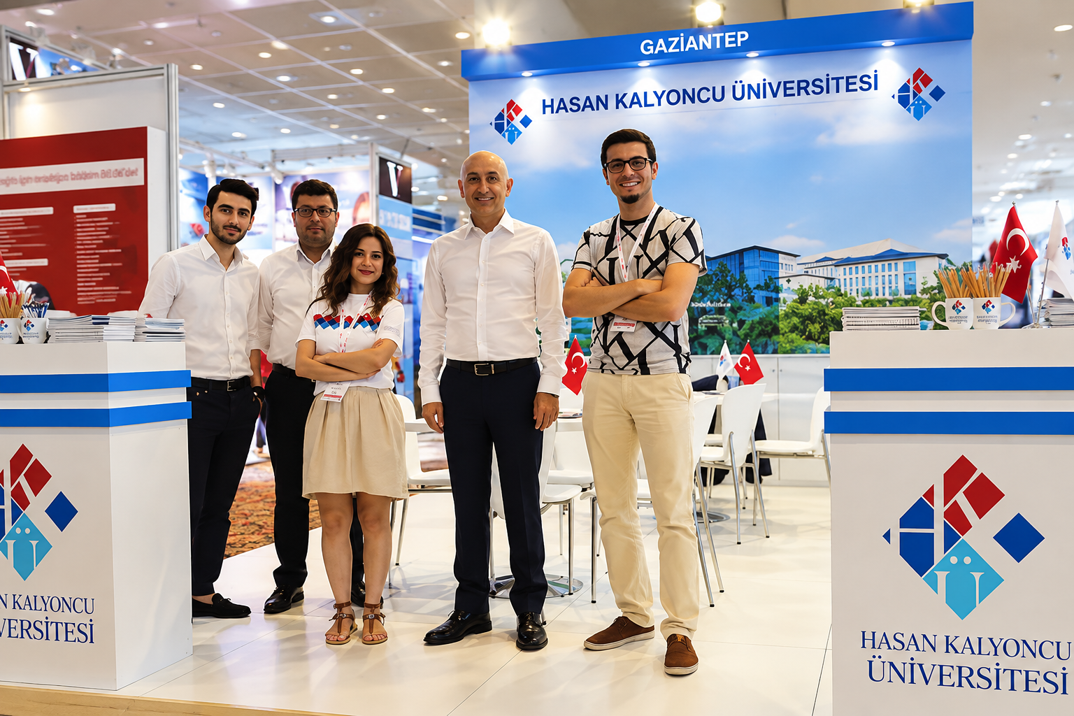 Geçmiş yılların Gaziantep Üniversite Tercih Fuarı görselleri