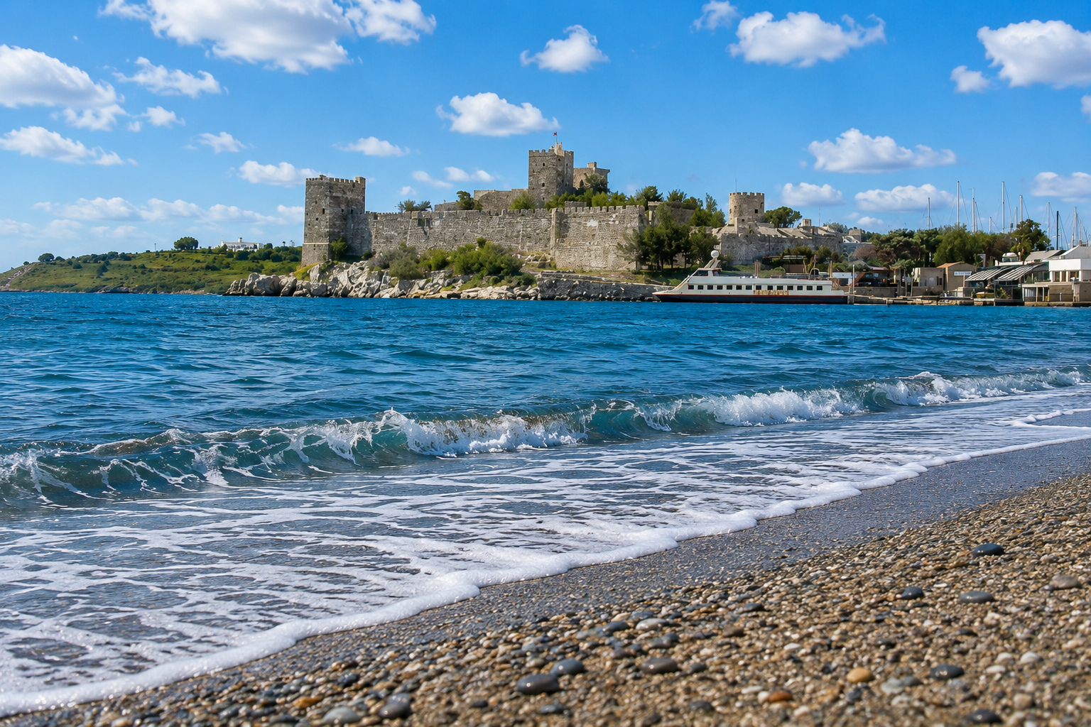 Bodrum’un Kalbinde Bir Orta Çağ Mirası: Bodrum Kalesi — Muğla kültür rotası görseli