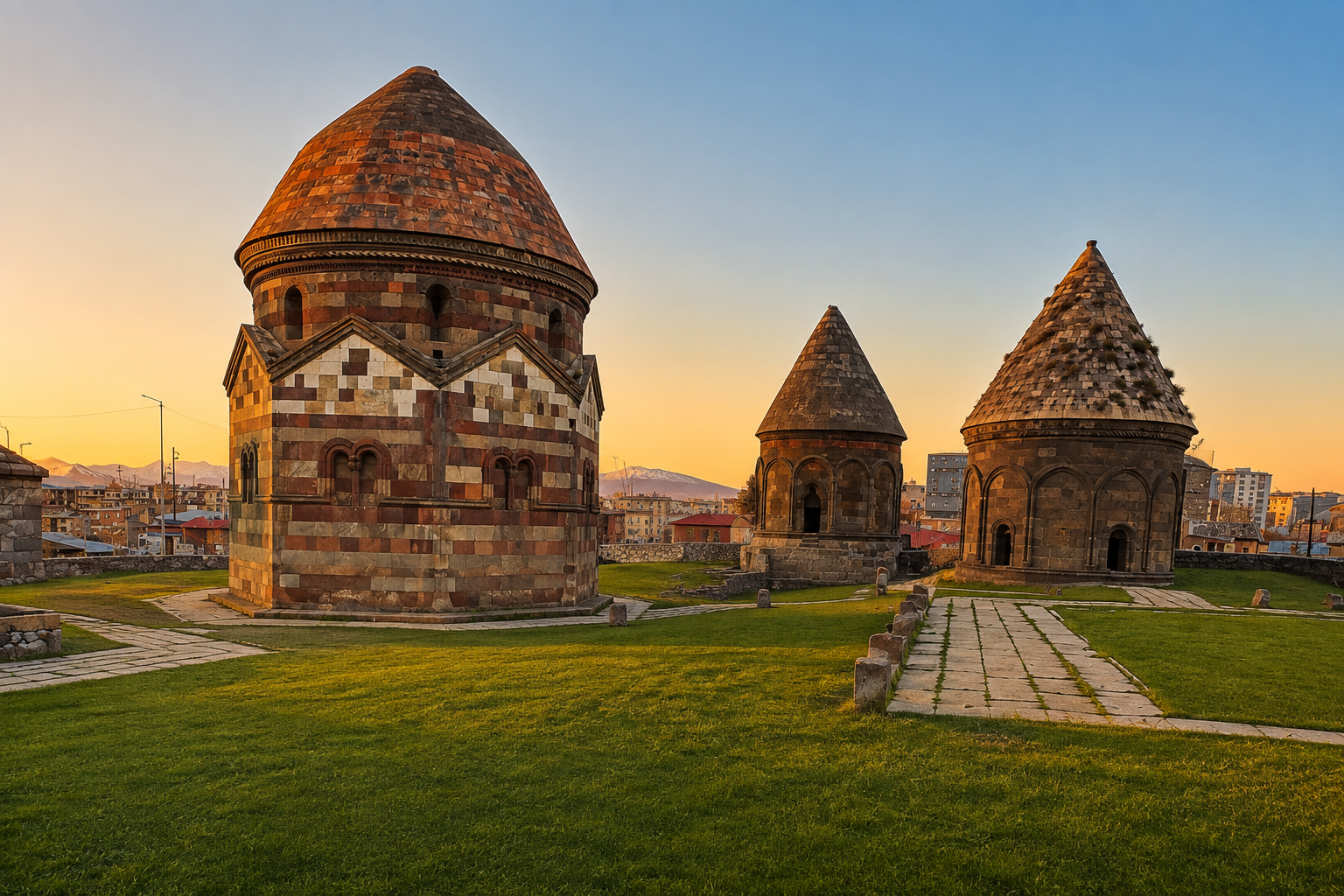 Üç Kümbetler — Erzurum kültür rotası görseli