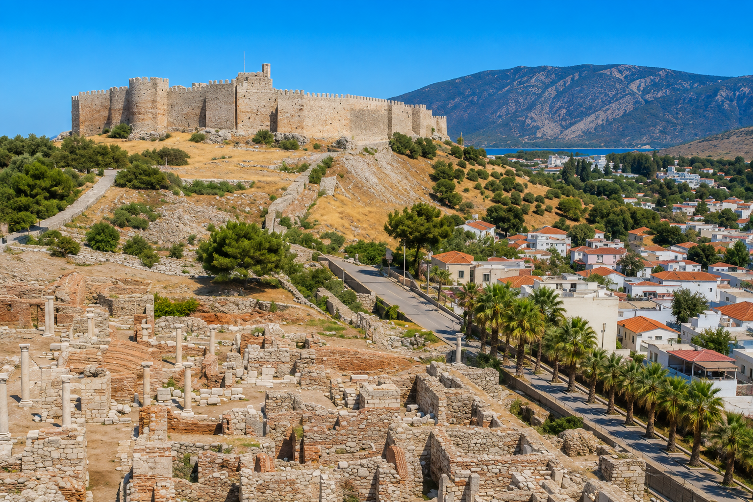St. Jean Bazilikası ve Ayasuluk Tepesi — İzmir kültür rotası görseli