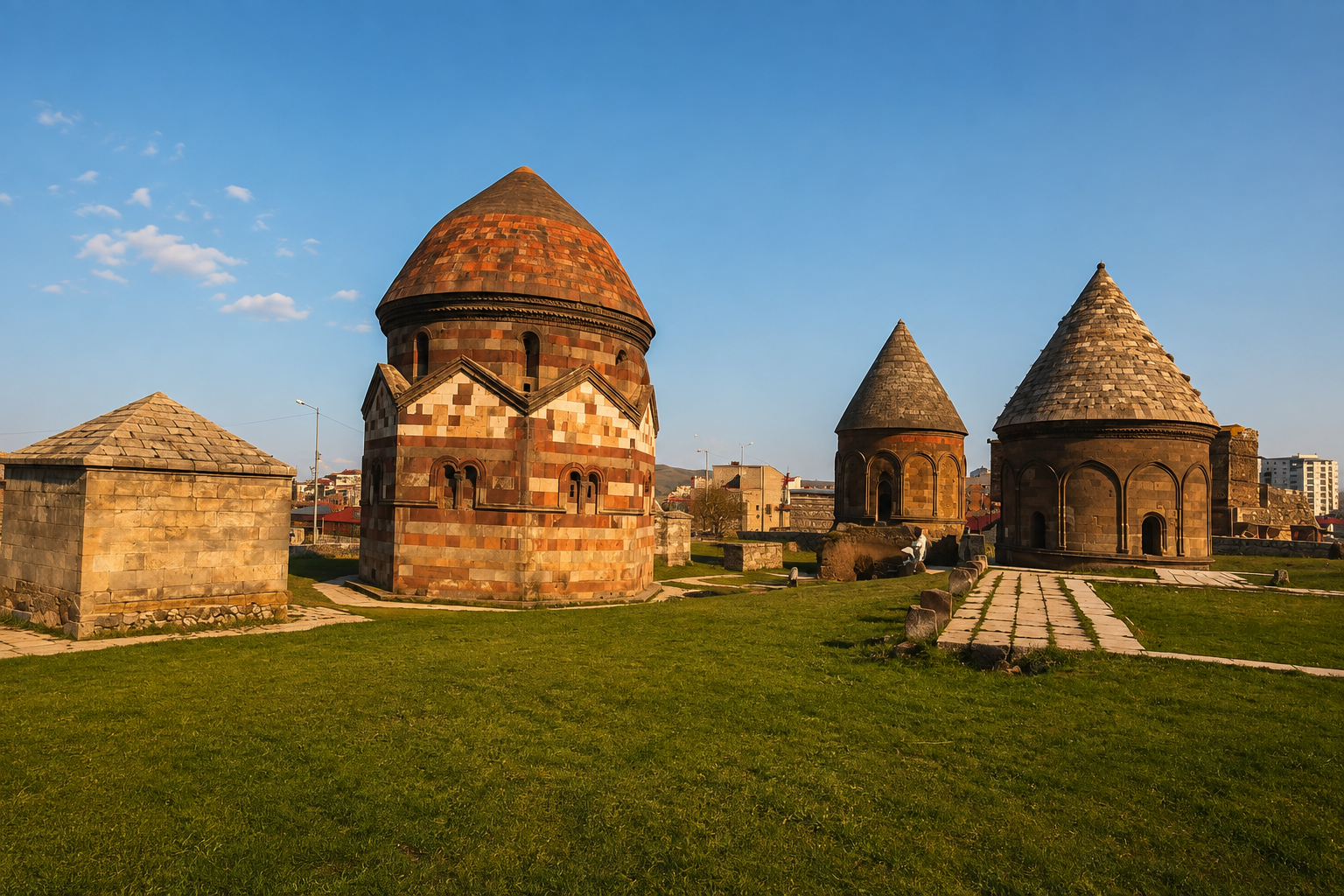 Üç Kümbetler — Erzurum kültür rotası görseli