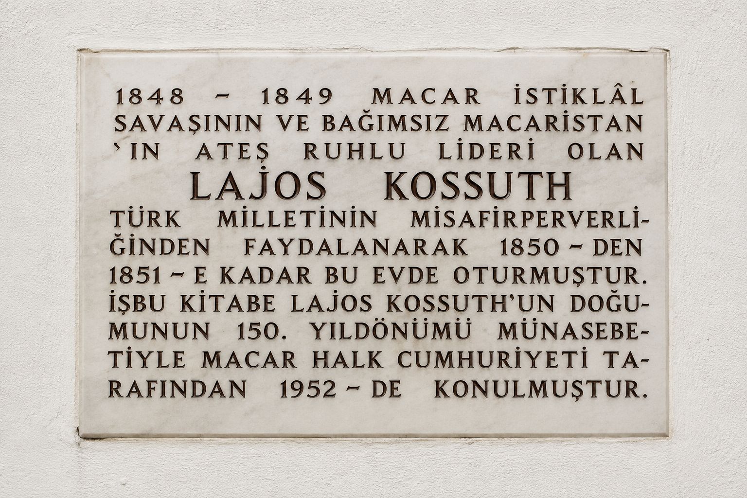Kossuth Evi Müzesi Nerede?