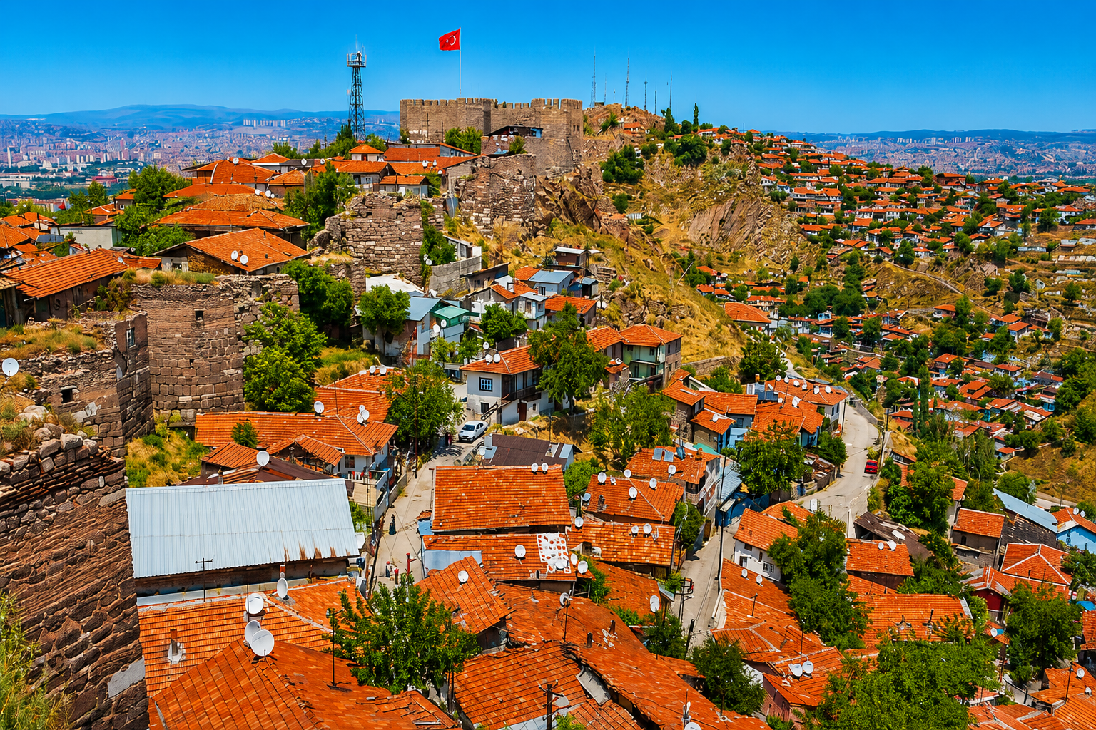 Ankara Kalesi: Başkentin Taşlara Kazınmış Hafızası — Ankara kültür rotası görseli