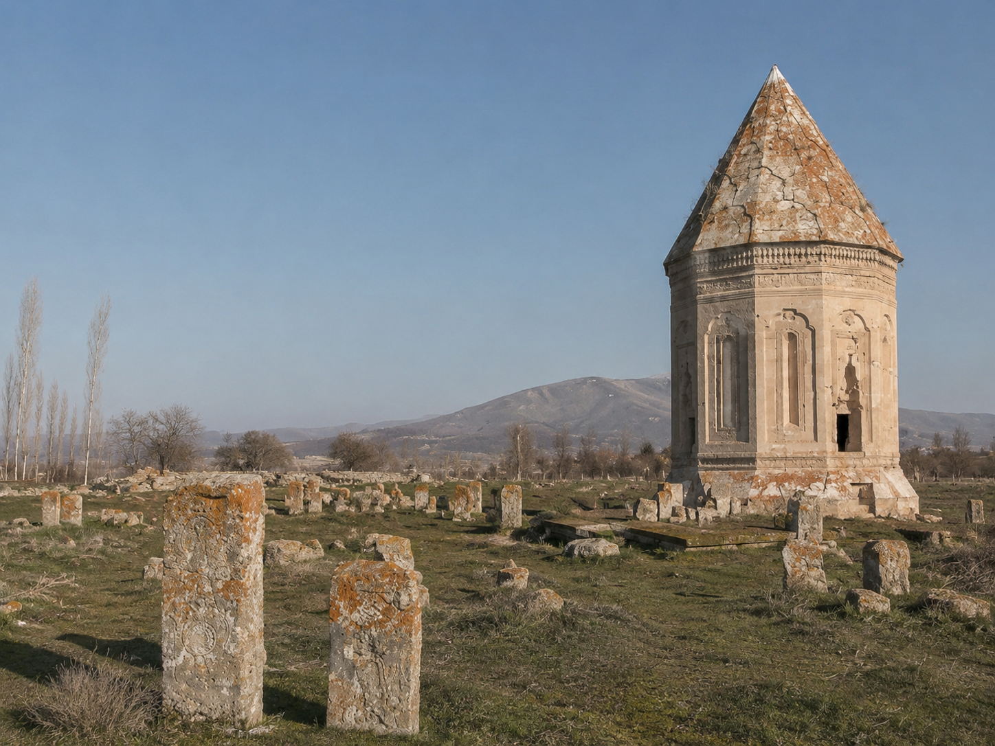 Halime Hatun Kümbeti ve Gevaş Selçuklu Mezarlığı — Van kültür rotası görseli