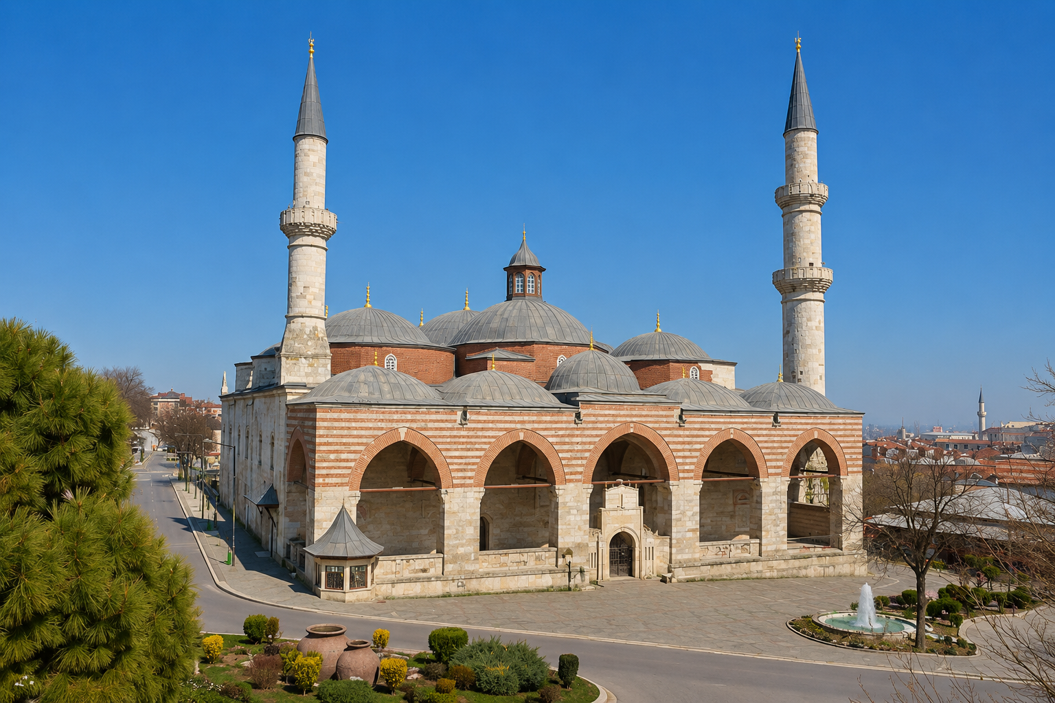 Edirne Eski Camii — Edirne kültür rotası görseli