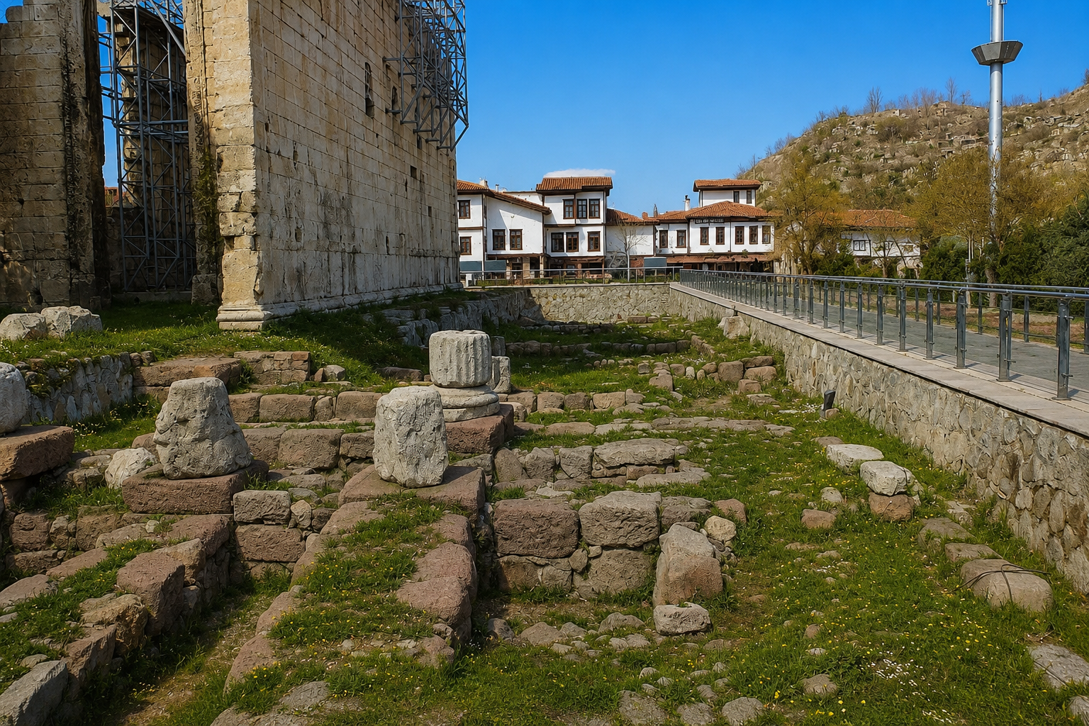 Ankara Augustus Tapınağı: Ulus’un Kalbinde Roma’nın Hafızası — Ankara kültür rotası görseli