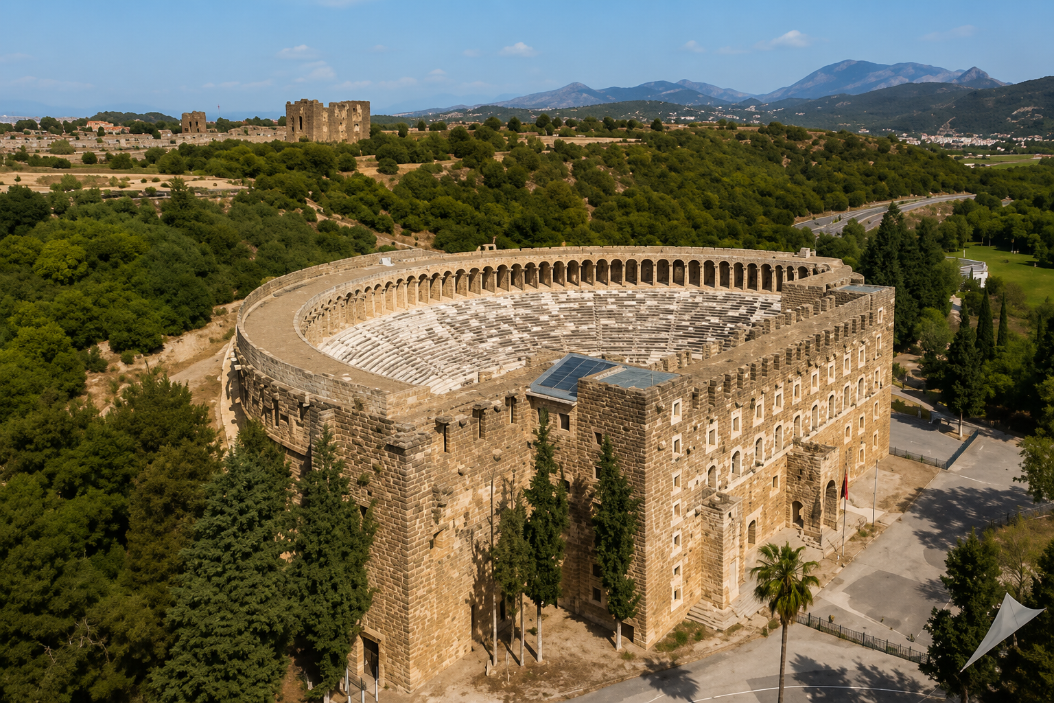 G&uuml;n&uuml;m&uuml;zde Aspendos