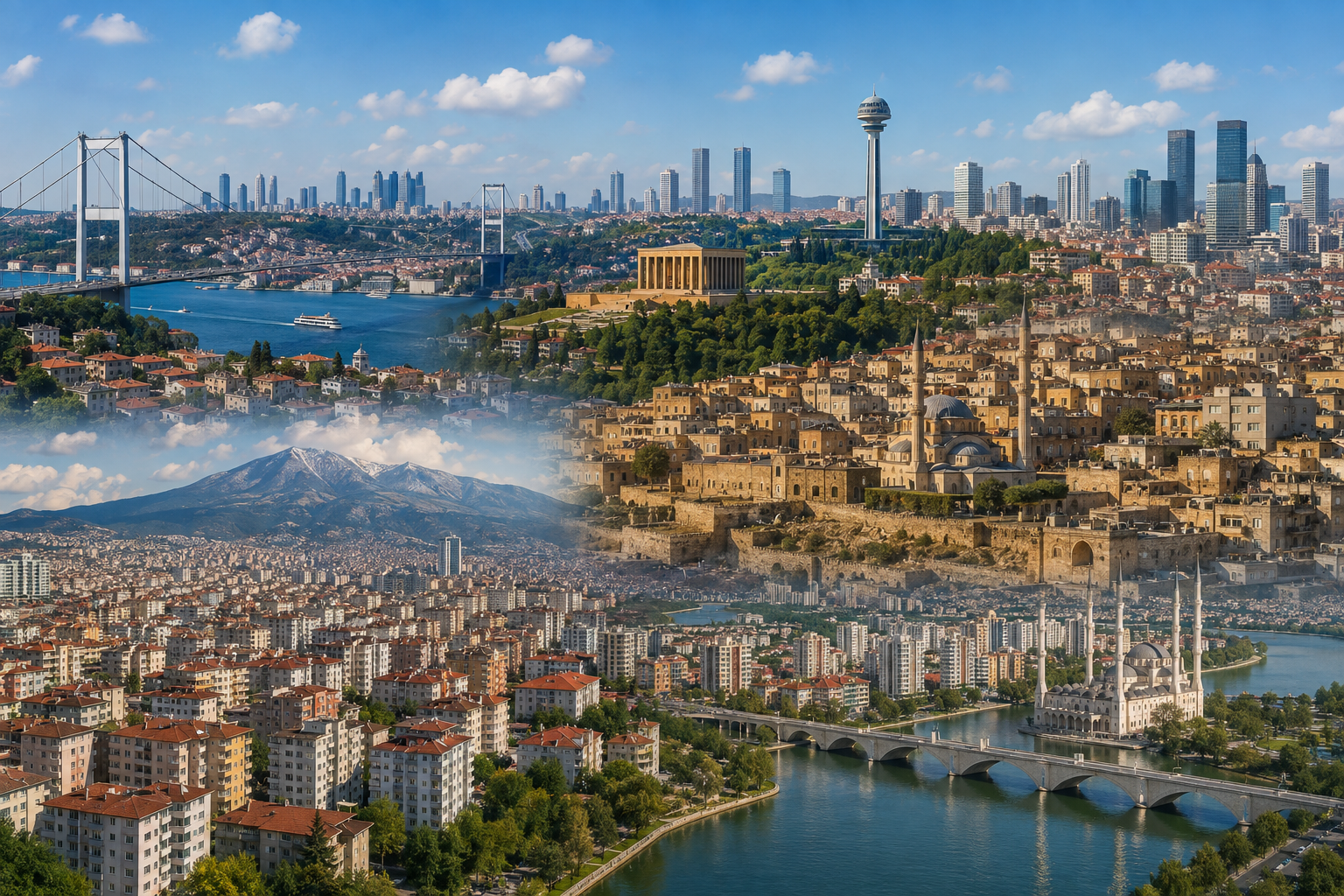 Türkiye’nin en kalabalık 10 ilçesi ve bulundukları iller