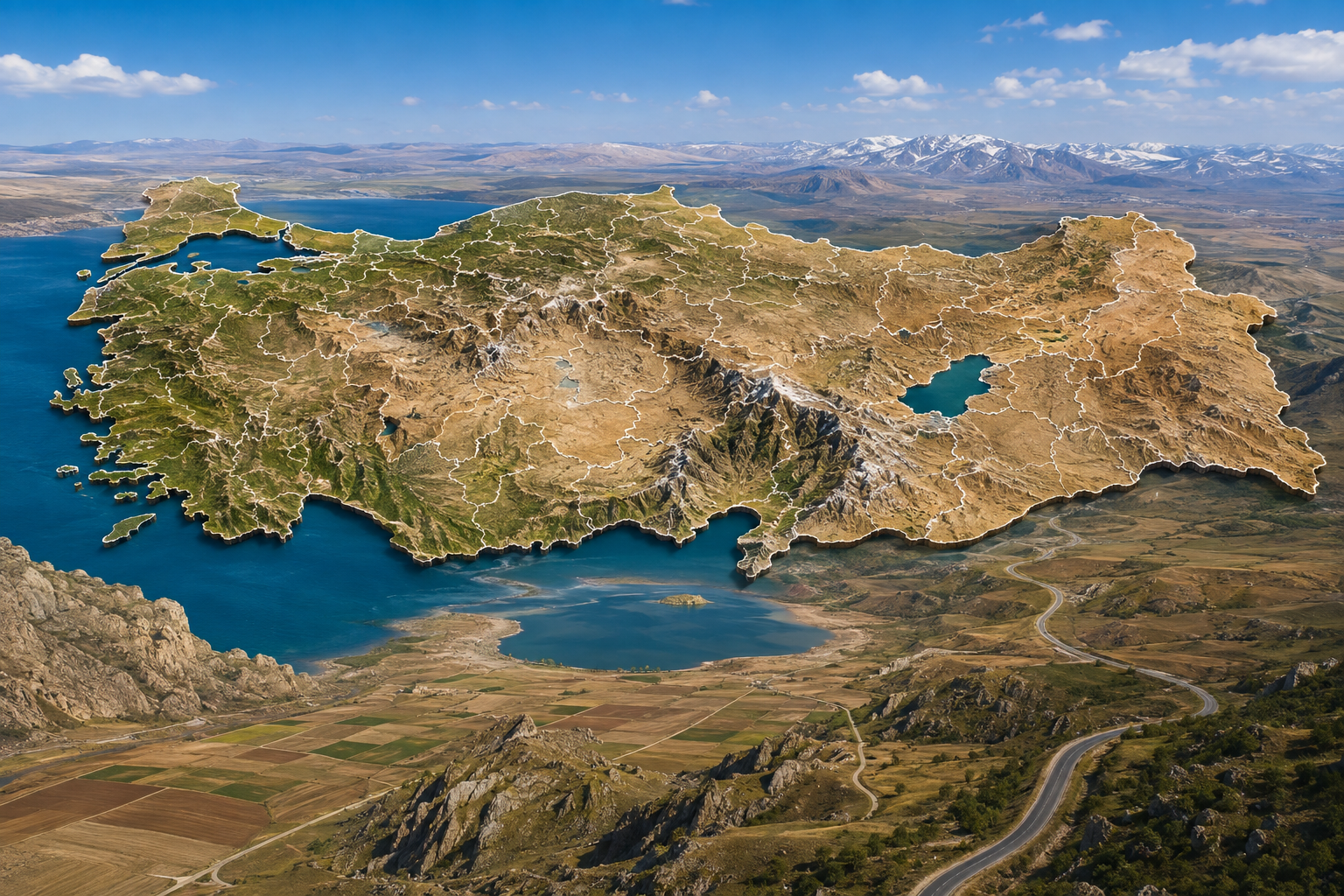 Türkiye’nin yüzölçümü en büyük 10 şehri