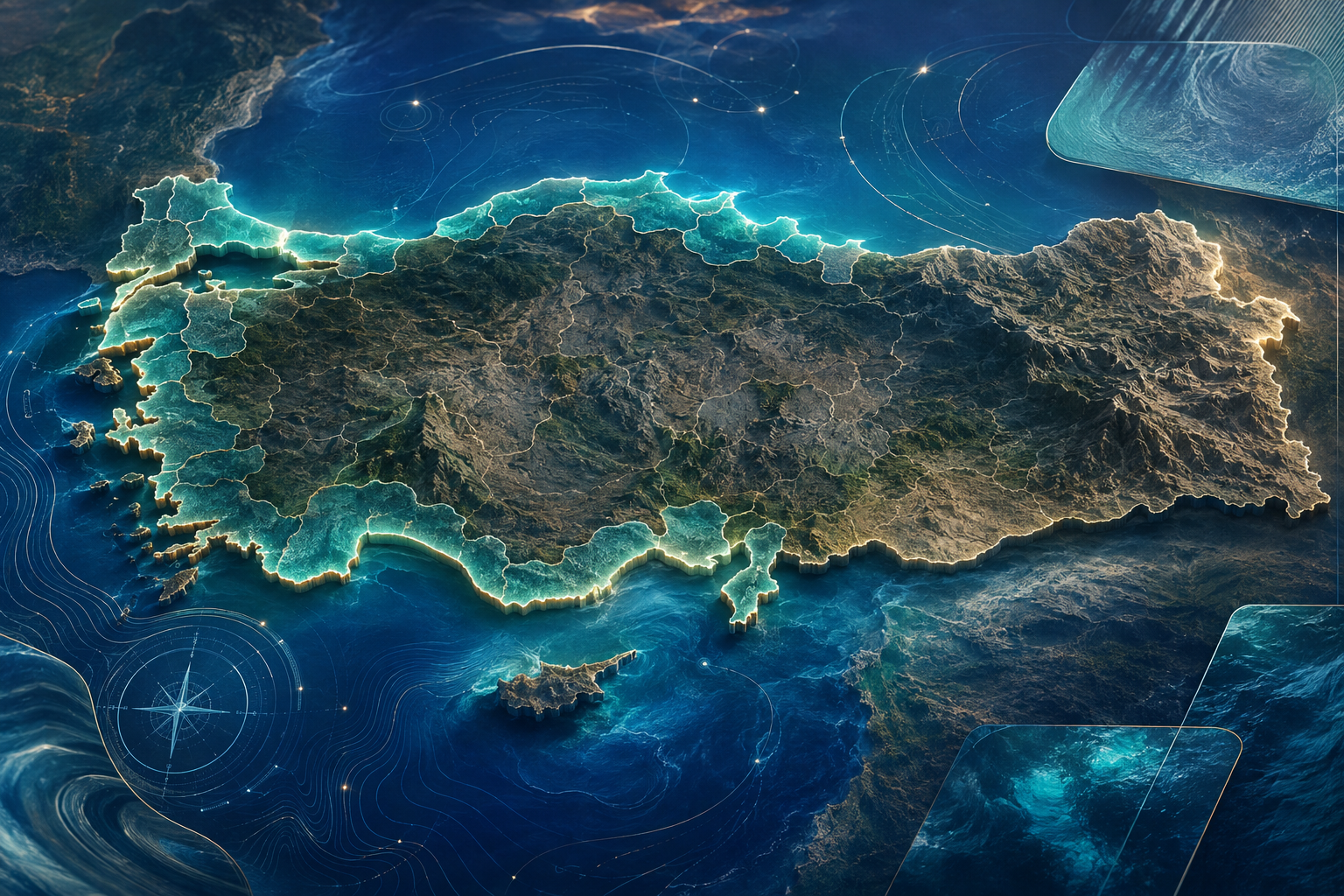 Türkiye’de deniz kıyısı olan 28 il