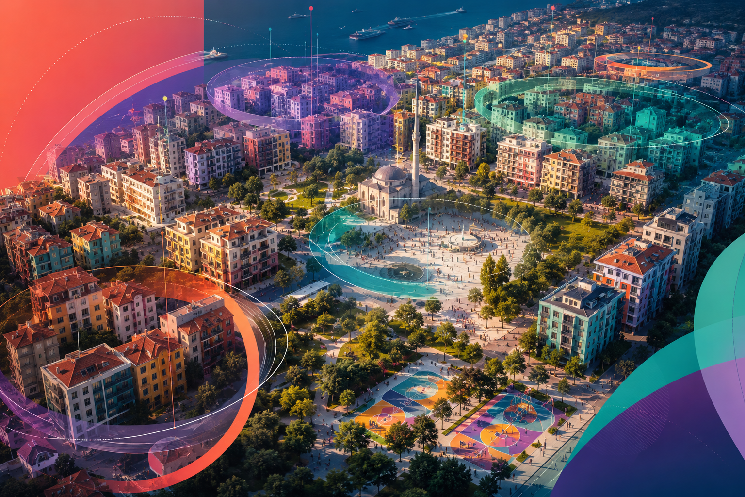 Türkiye’de nüfusu 50 bin ile 100 bin arasında olan yoğun nüfuslu mahalleler