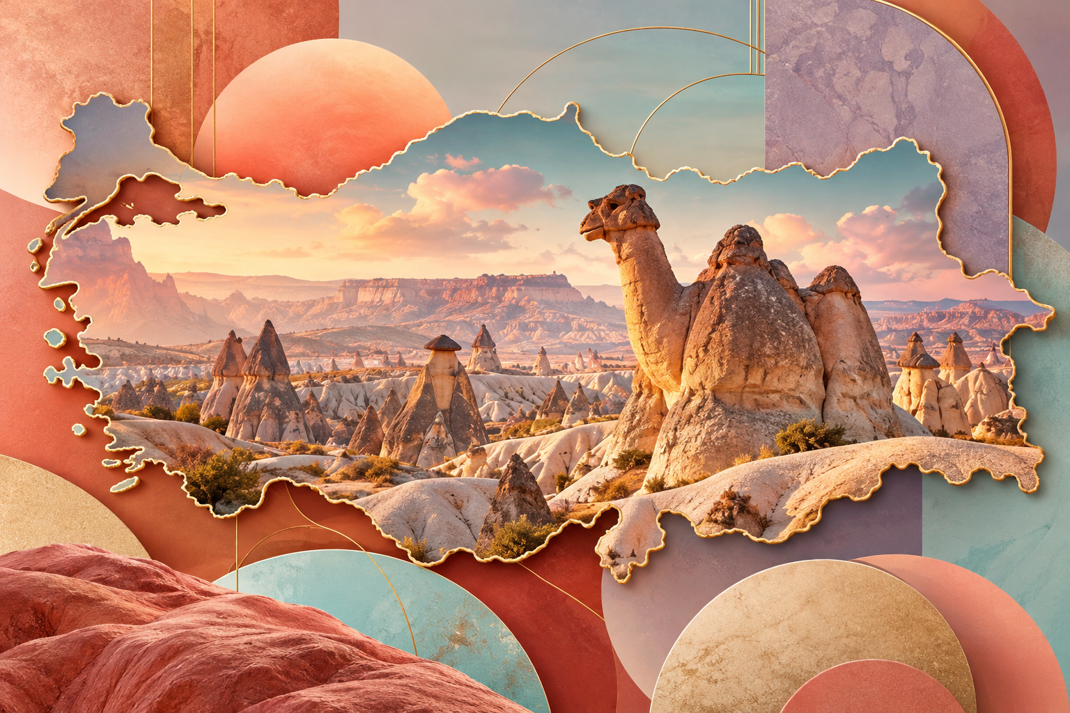 Türkiye'de Deveye Benzeyen Peribacası Nerede? görseli