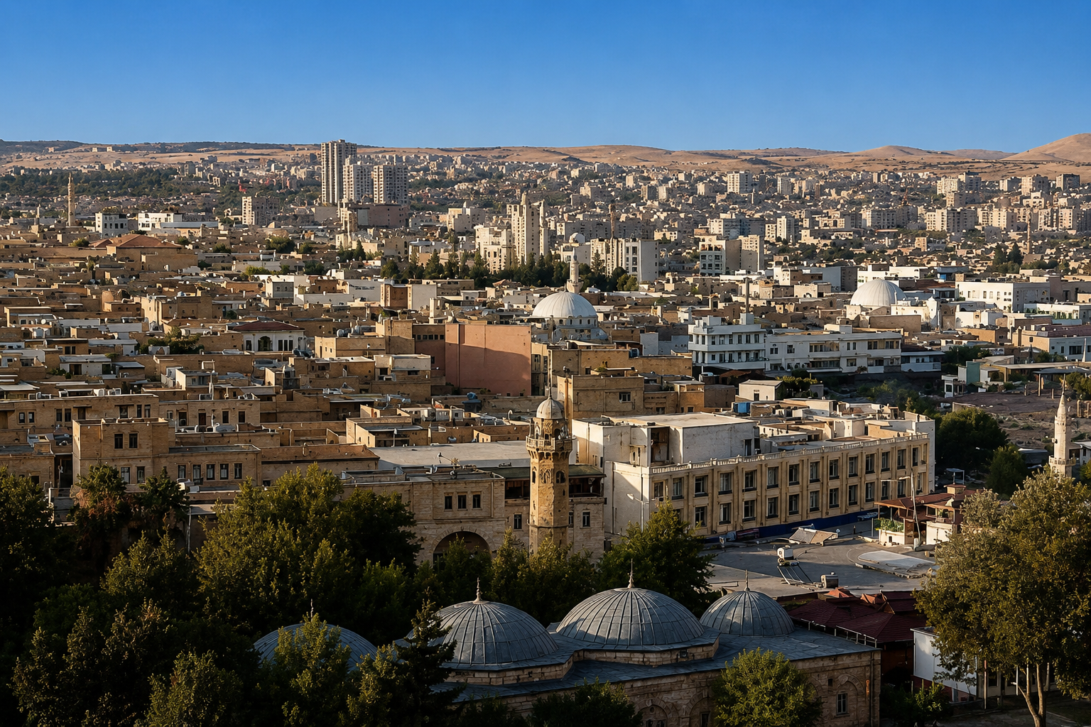 Şanlıurfa şehir genel görünümü