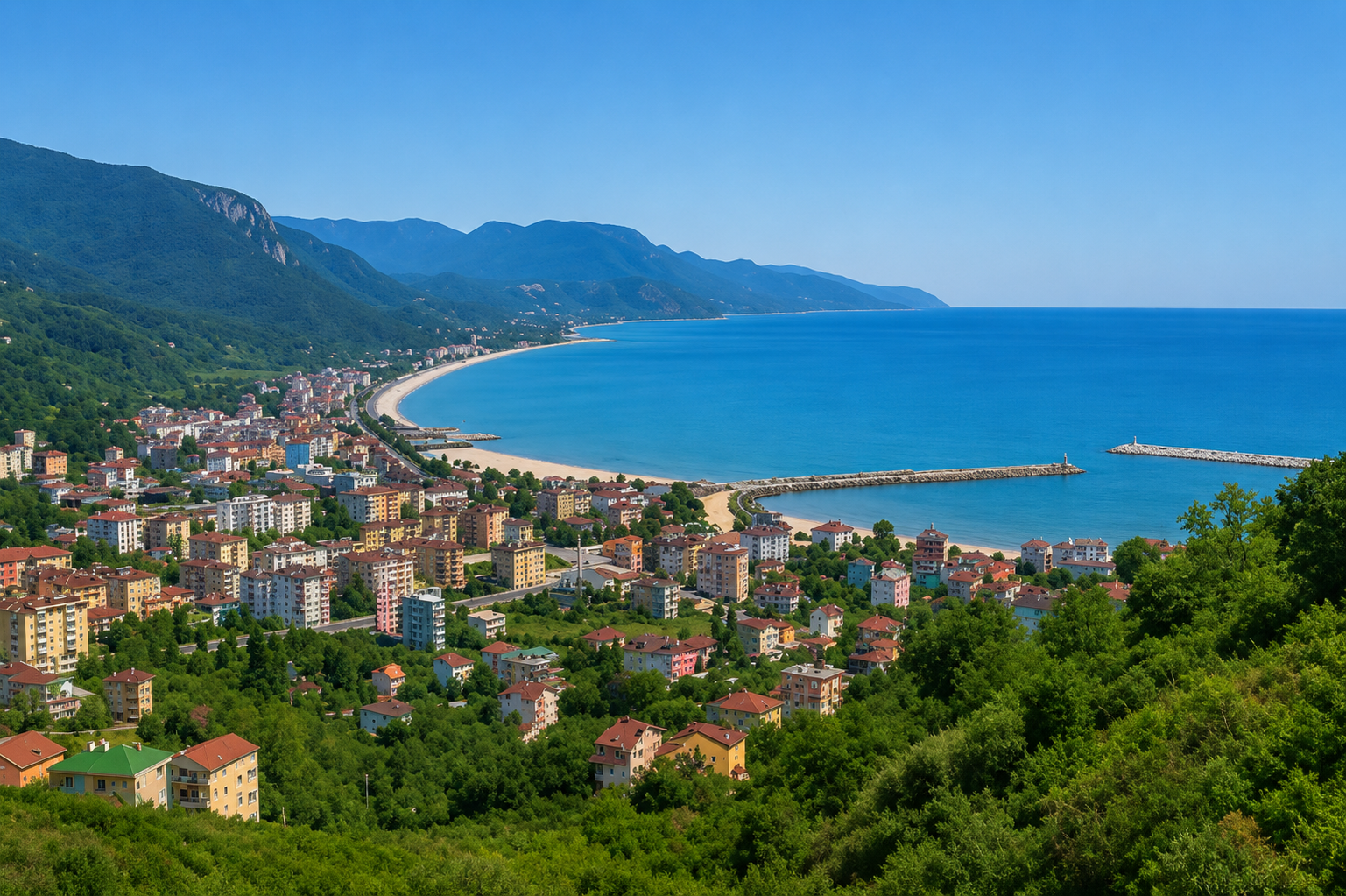Kastamonu Karadeniz kıyısı - Cide sahili