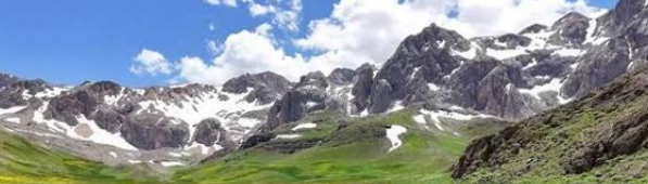 Erzincan’ın dağlık arazisi ve Munzur Dağları